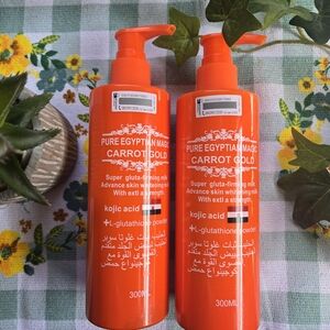 Carrot Gold Skin Whitening Milk - Orange 2 Pcs